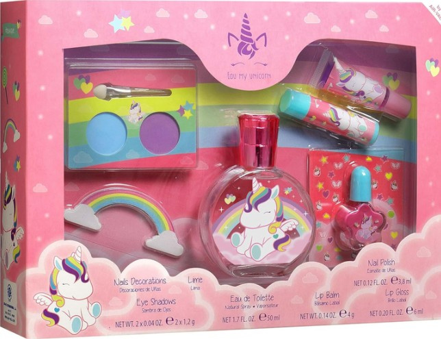 Be a Unicorn EDT 50 ml + Manicure and Make-up set pro děti