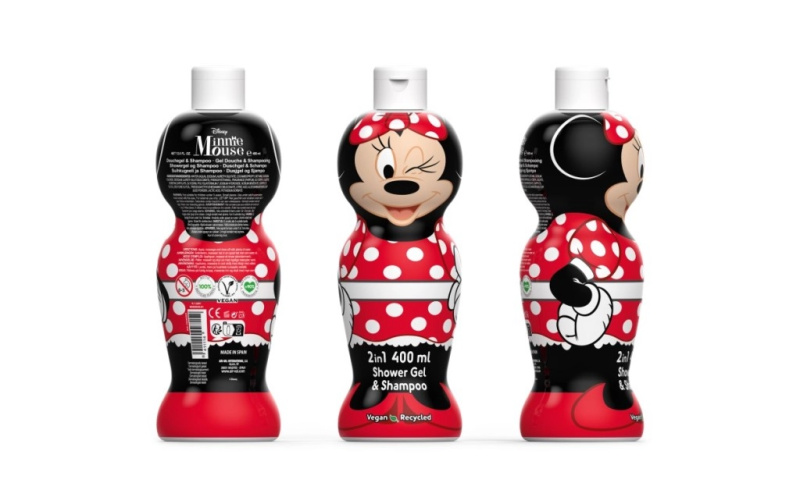 EP Line Sprchový gel a šampón dětský 2v1 Minnie Mouse 400 ml