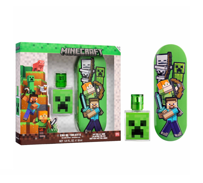 Minecraft dárkový set EDT 30 ml + metalický box