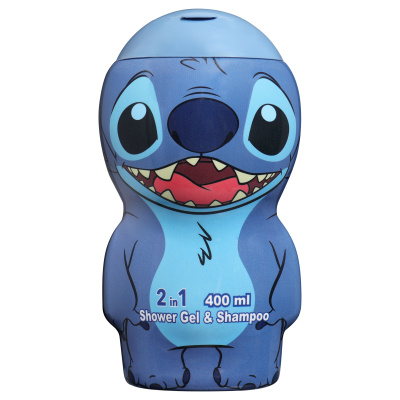 Disney Stitch 2D sprchový gel a šampon 2 v 1 400 ml