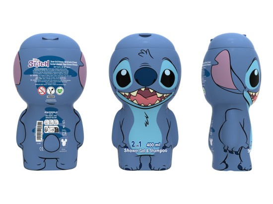 Disney Stitch 2D sprchový gel a šampon 2 v 1 400 ml