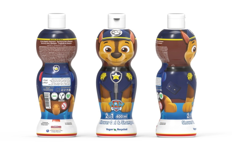 EP Line Paw Patrol Skye sprchový gel a šampon 2 v 1 pro děti 400 ml