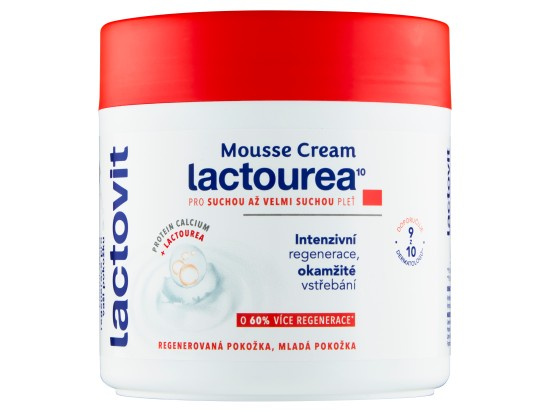 Lactovit Lactourea Pěnový krém regenerační 400 ml