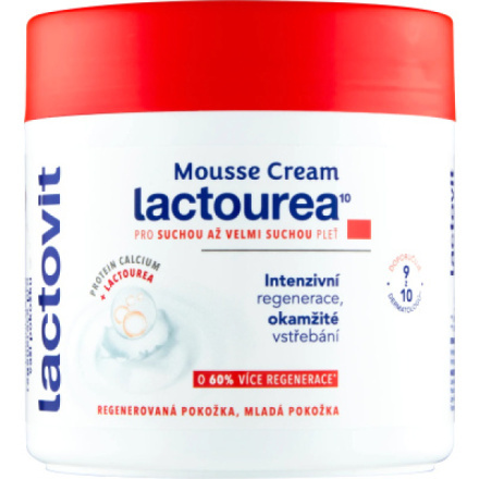 Lactovit Lactourea Pěnový krém regenerační 400 ml