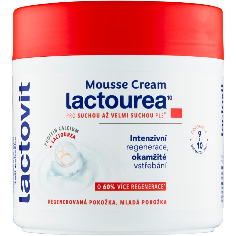 Lactovit Lactourea Pěnový krém regenerační 400 ml