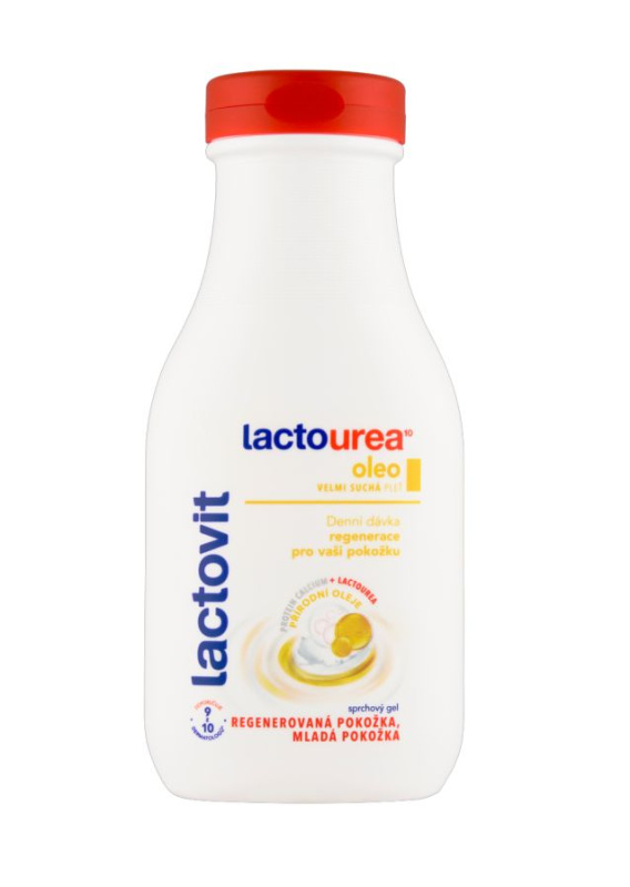 Lactovit LactoUrea Oleo regenerační sprchový gel pro velmi suchou pokožku 300 ml