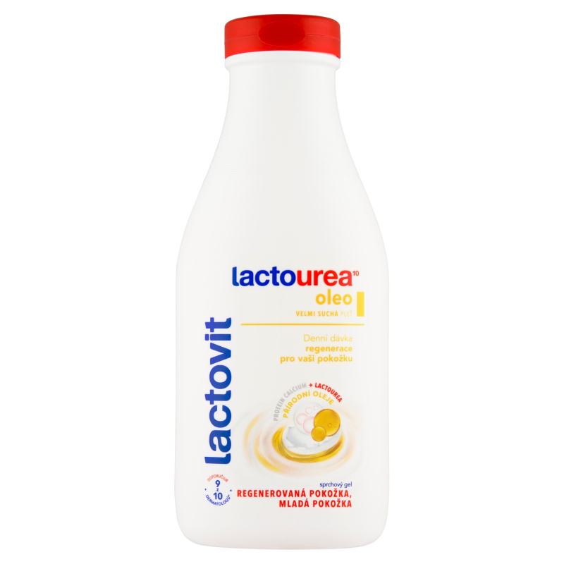 Lactovit LactoUrea Oleo regenerační sprchový gel pro velmi suchou pokožku 500 ml