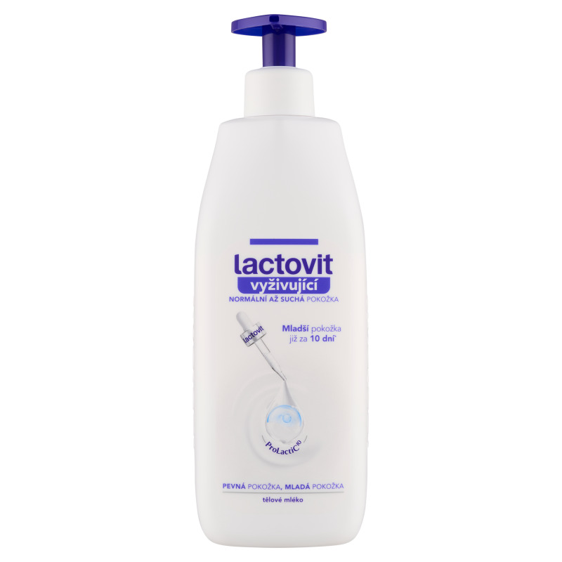 Lactovit Original vyživující tělové mléko s pumpičkou 400 ml