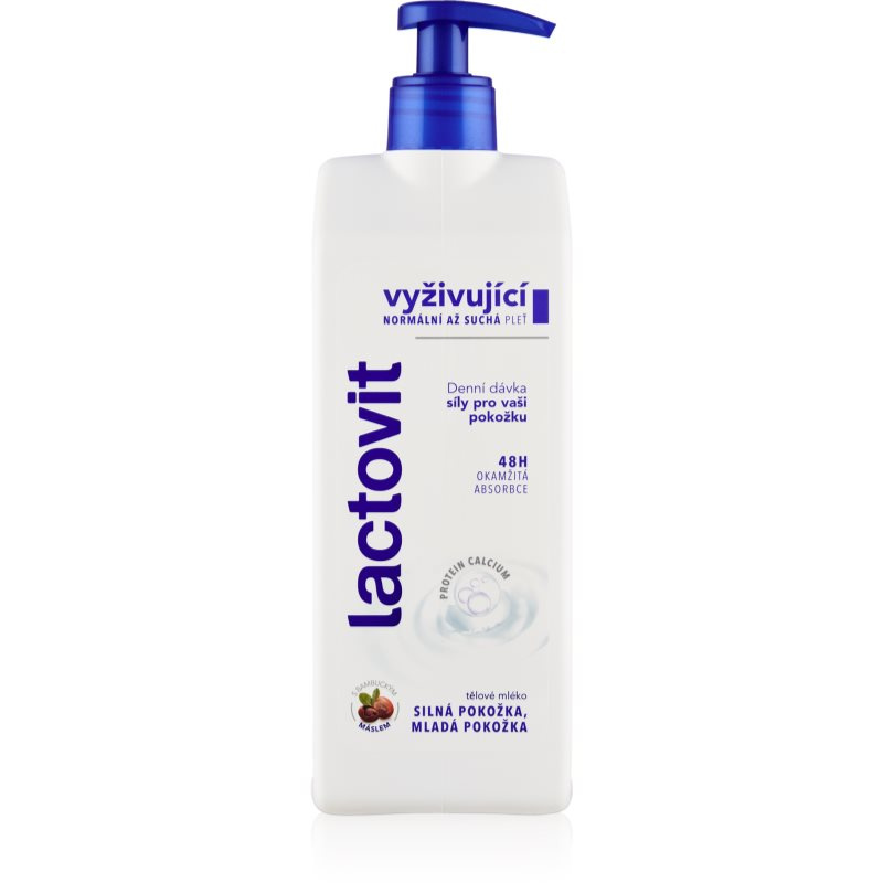 Lactovit Original vyživující tělové mléko s pumpičkou 400 ml