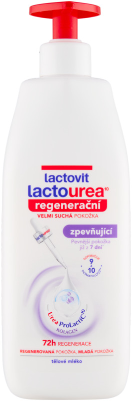 Lactovit Zpevňující tělové mléko s dávkovačem, 400 ml