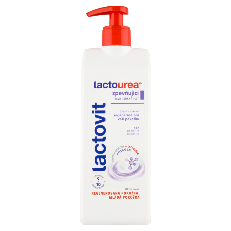 Lactovit Zpevňující tělové mléko s dávkovačem, 400 ml