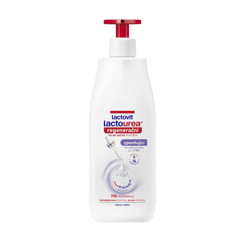 Lactovit Zpevňující tělové mléko s dávkovačem, 400 ml