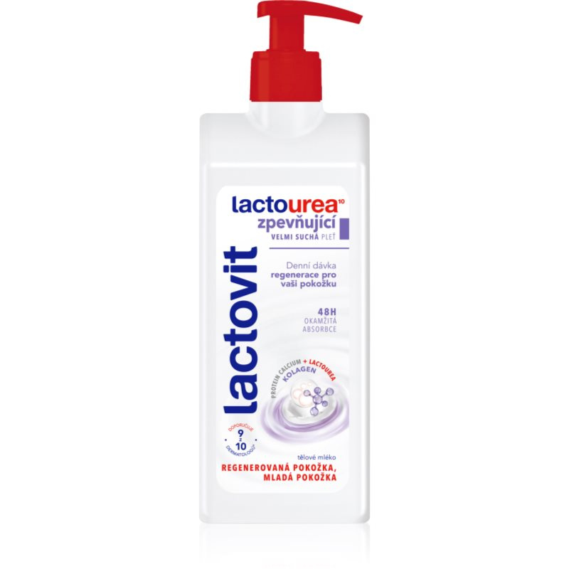 Lactovit Zpevňující tělové mléko s dávkovačem, 400 ml