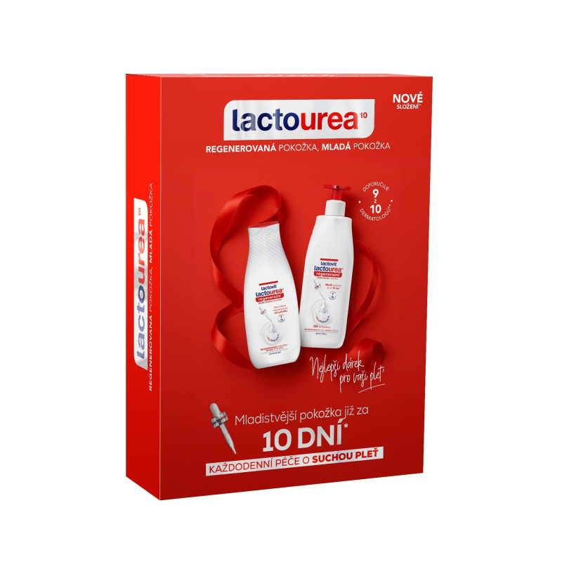Lactovit Dárková sada regenerační tělové péče Lactourea
