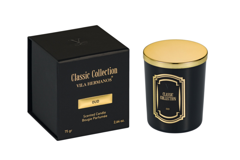 Vila Hermanos Classic Collection Oud vonná svíčka 75 g