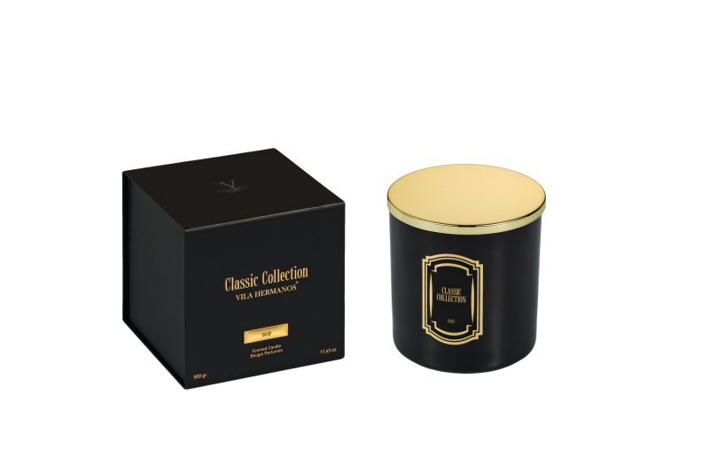 Vila Hermanos Classic Collection Oud vonná svíčka 500 g