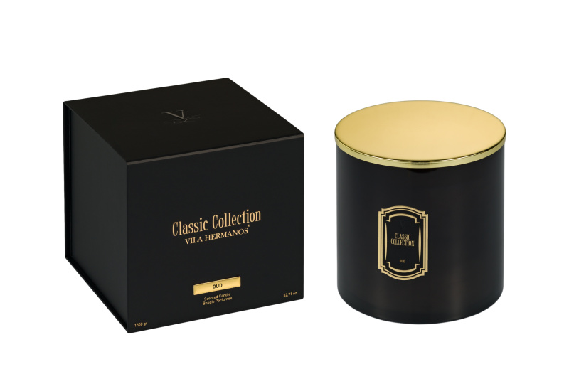 Vila Hermanos Vonná svíčka Classic Collection, Oud, 1,45 kg 901000046