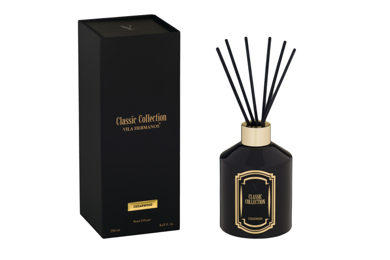 Vila Hermanos Tyčinkový difuzér Classic Collection, Cedrové dřevo, 0,25 l 901300011