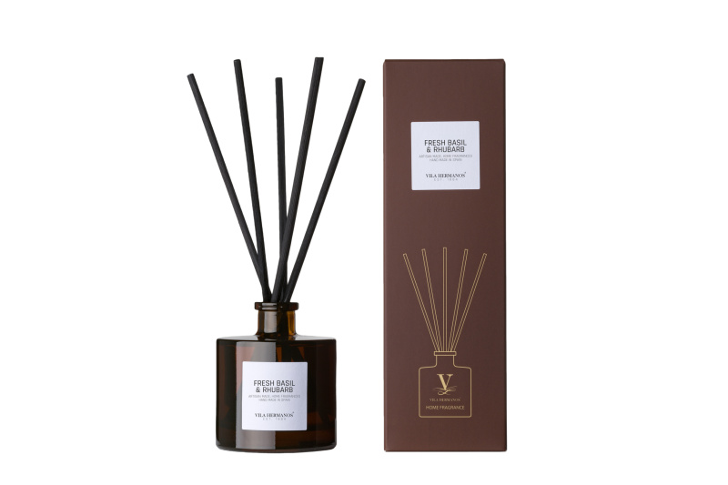 Vila Hermanos Tyčinkový difuzér Apothecary, Čerstvá bazalka & Rebarbora, 0,1 l 2100700166