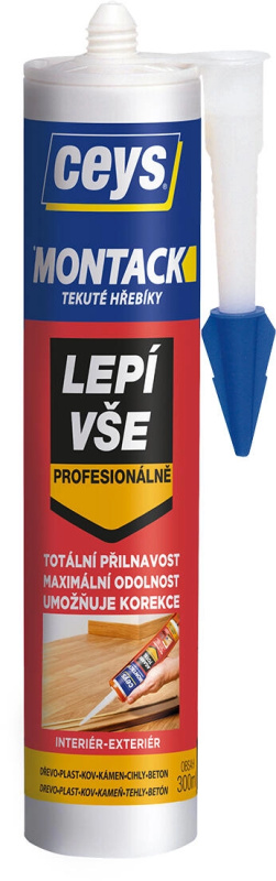 Lepidlo montážní Ceys MONTACK Lepí vše profesionálně 300 ml