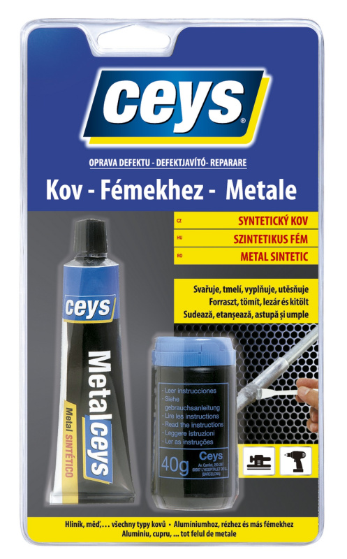 Tmel Ceys Oprava defektu syntetický kov dvousložkový 40 ml + 40 g