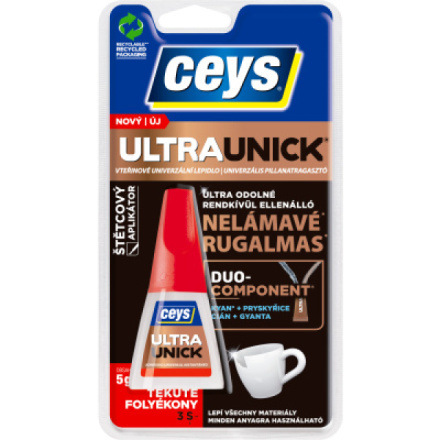 Ceys Ultraunick Liq vteřinové lepidlo se štětečkem 5 g