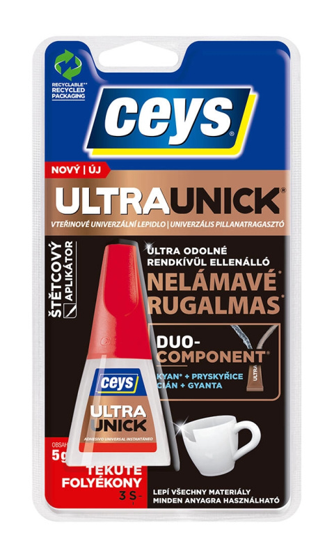 Ceys Ultraunick Liq vteřinové lepidlo se štětečkem 5 g