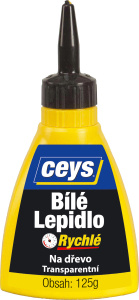 Lepidlo na dřevo Ceys Rychlé bílé 125 g