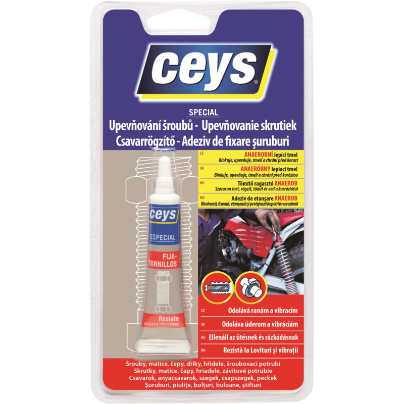 Lepící tmel Ceys Special Upevňování šroubů anaerobní 6 g