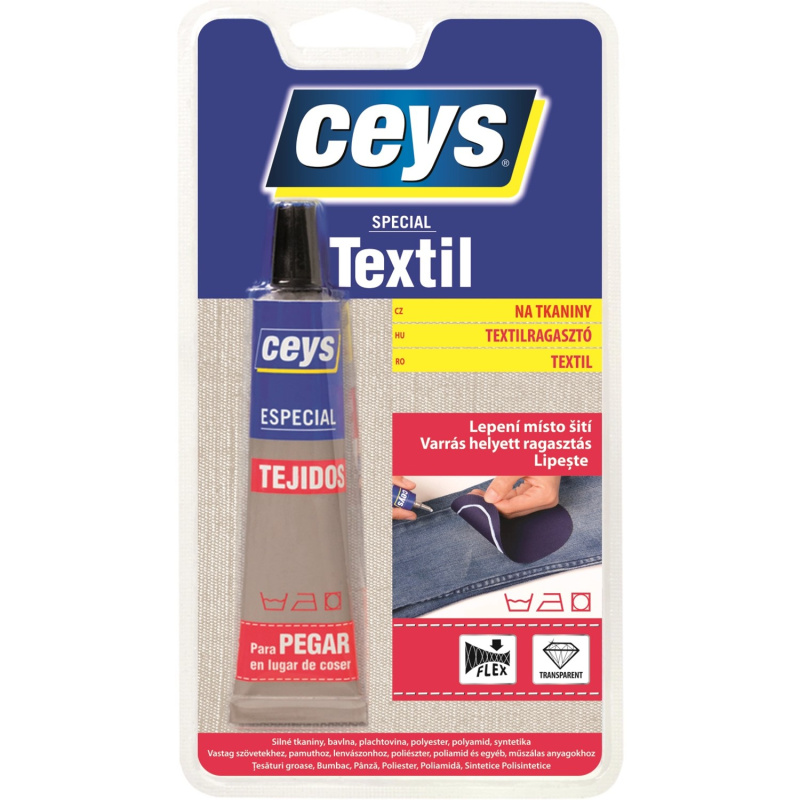 Lepidlo na tkaniny Ceys Special Textil 30 ml
