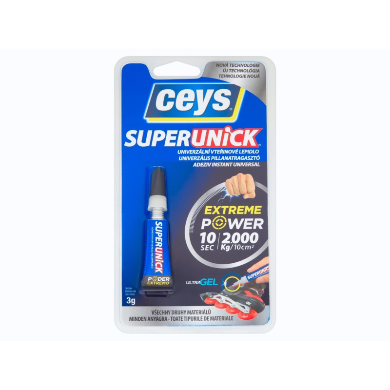 Univerzální lepidlo vteřinové Ceys Superunick Extreme Power 3 g