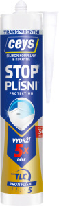 Silikon sanitární Ceys stop plísni transparentní 280 ml