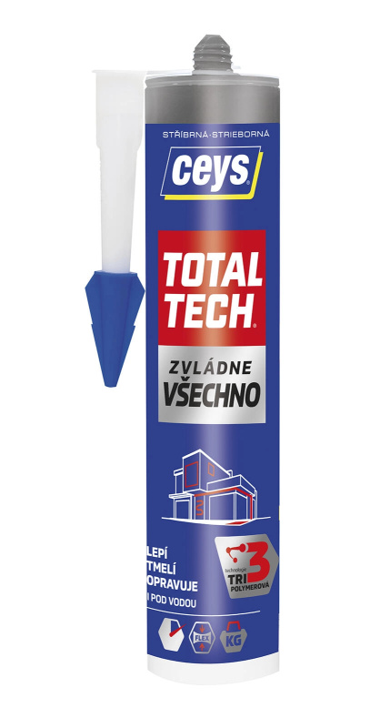 Ceys TOTAL TECH 2v1 tmel strieborný 290 ml