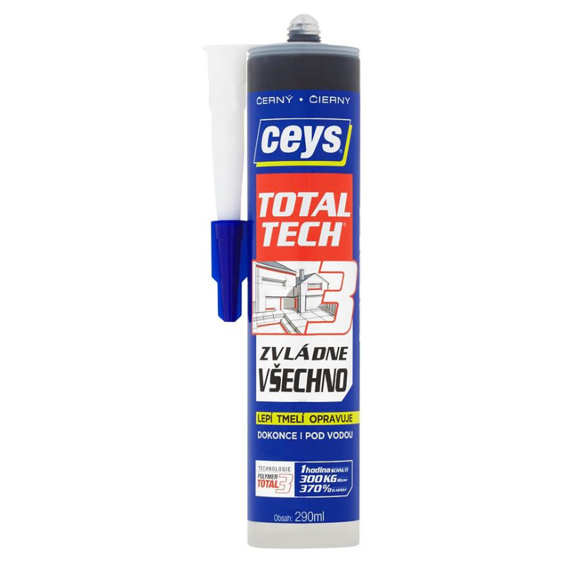 Tmel lepicí Ceys TOTAL TECH Express černý 290 ml