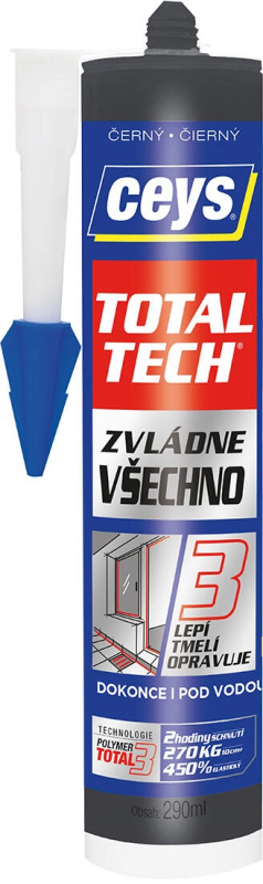 Tmel lepicí Ceys TOTAL TECH Express černý 290 ml