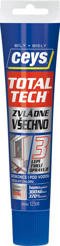 Lepidlo univerzální Ceys Total Tech bílý 125ml