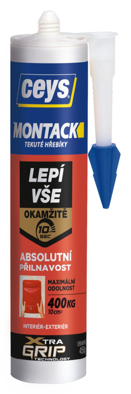 Lepidlo montážní Ceys MONTACK Lepí vše okamžitě 450 g
