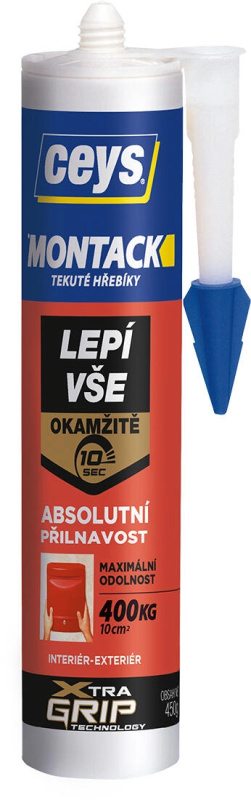 Lepidlo montážní Ceys MONTACK Lepí vše okamžitě 450 g