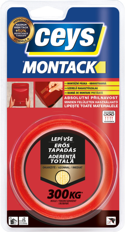Páska montážní Ceys MONTACK Lepí vše okamžitě 2,5 m