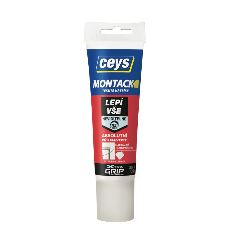 Lepidlo montážní Ceys MONTACK Lepí vše neviditelně 135 g