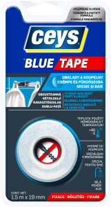 Oboustranné páskové lepidlo Ceys Blue Tape 1,5m x 19mm