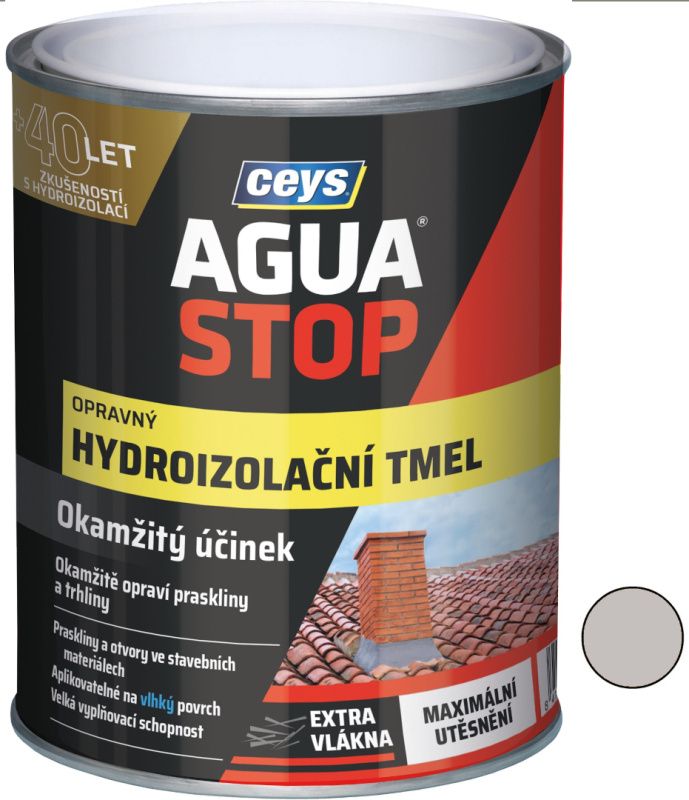 Tmel hydroizolační Ceys AGUA STOP šedý 1 kg