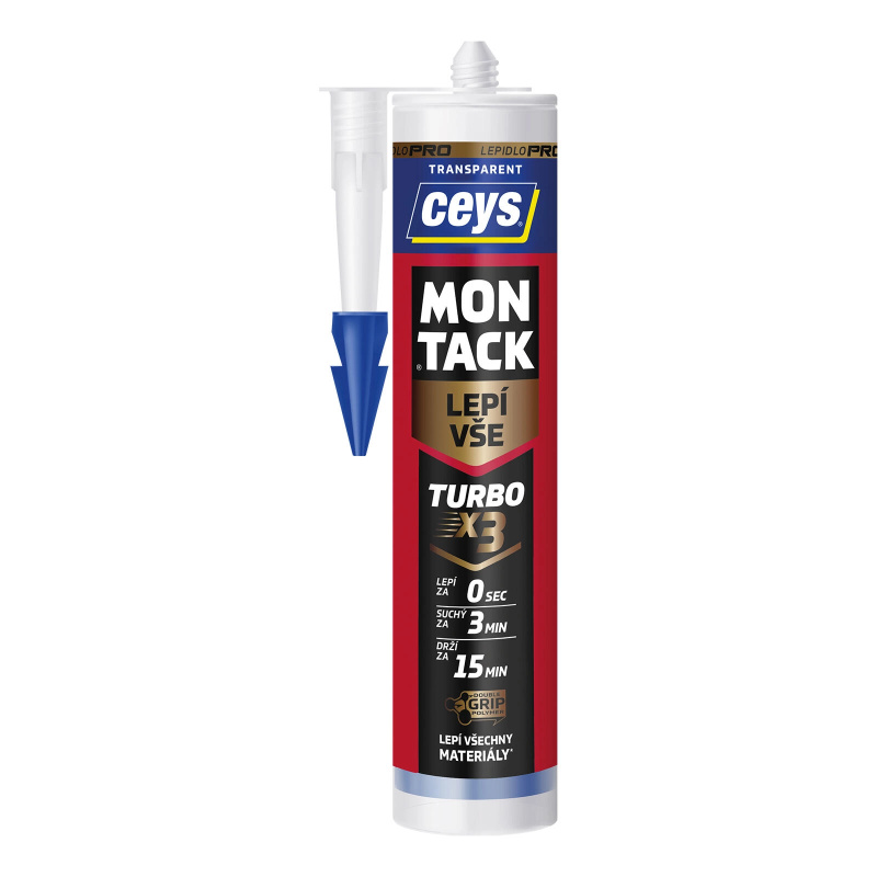 Ceys Montack Turbo montážní lepidlo transparentní 290 ml