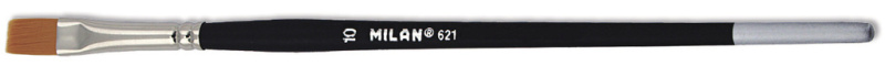 Štětec Milan 621 umělecký plochý lakovaný 4