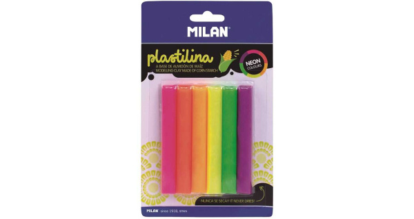Plastelína 6 ks NEON KARTONPP