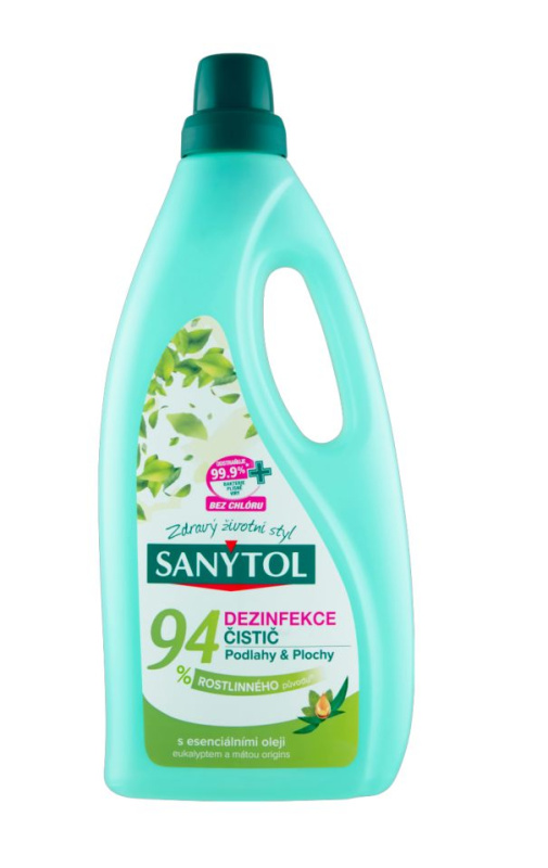 Sanytol - dezinfekční čistič podlahy & plochy, 1 l