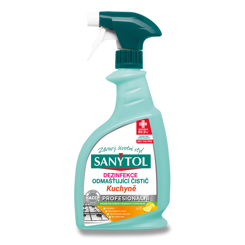 Dezinfekční čistič na kuchyně Sanytol Professional  - 750 ml