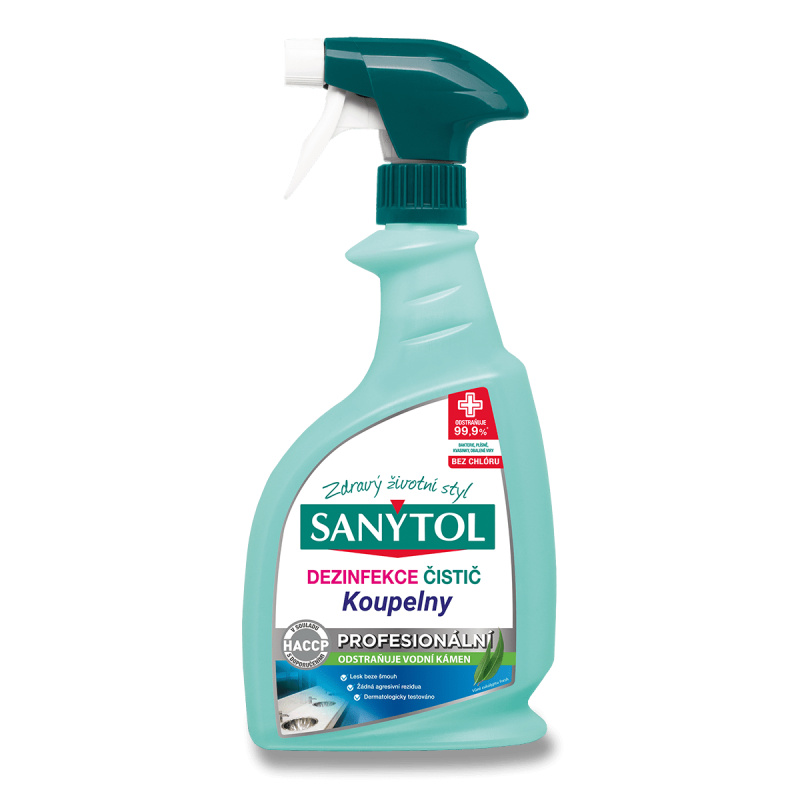 Dezinfekční čistič na koupelny Sanytol Professional - 750 ml