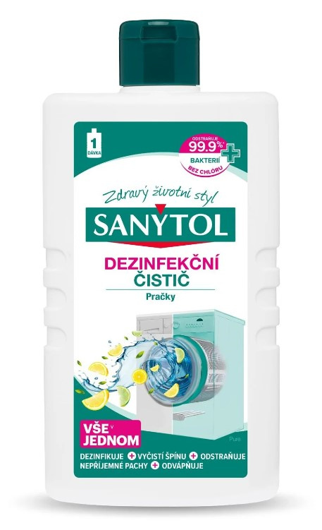 Sanytol dezinfekce čistič pračky, 240 ml