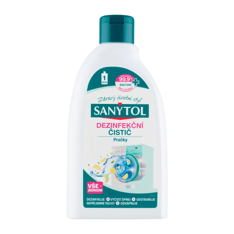 Sanytol dezinfekce čistič pračky, 240 ml